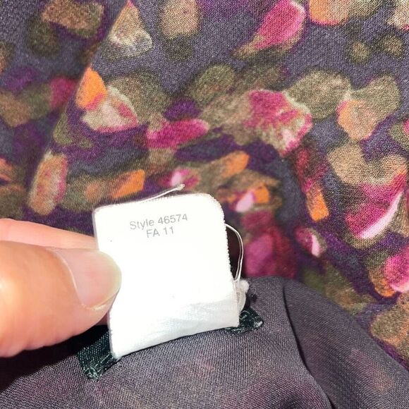 J. Crew Womens Vintage Printed Ruffle Trim Sleeveless Silk-Blend Mini Dress Size - Picture 12 of 14